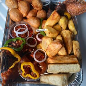 Yam tray platter