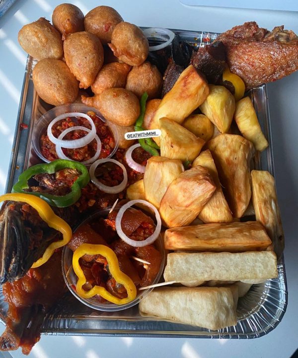 Yam tray platter