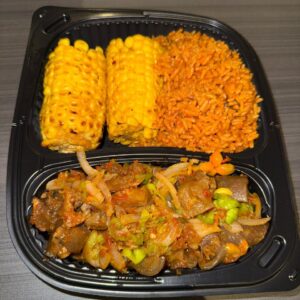 Jollof x Sweetcorn Plate Combo